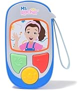 Ms. Rachel Official Electronic Talk with Me Learning Phone with Conversational Phrases, Education...