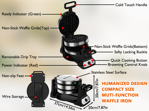 MUTI-FUNCTION WAFFLEIRON