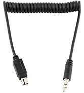 2.5mm to N3 Camera Shutter Release Cable Remote Control Cord Speedlight Flash Trigger Connect Spr...