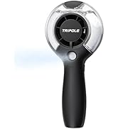 TriPole Misting Fan Portable Handheld Fan with Mist, 4000mAh Rechargeable Personal Mister Fans wi...