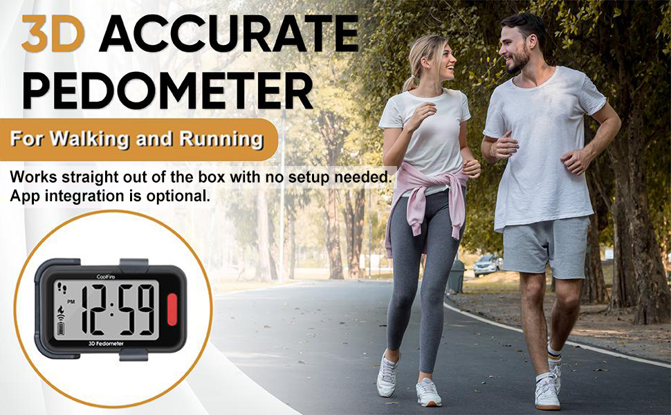 3D ACCURATE PEDOMETER