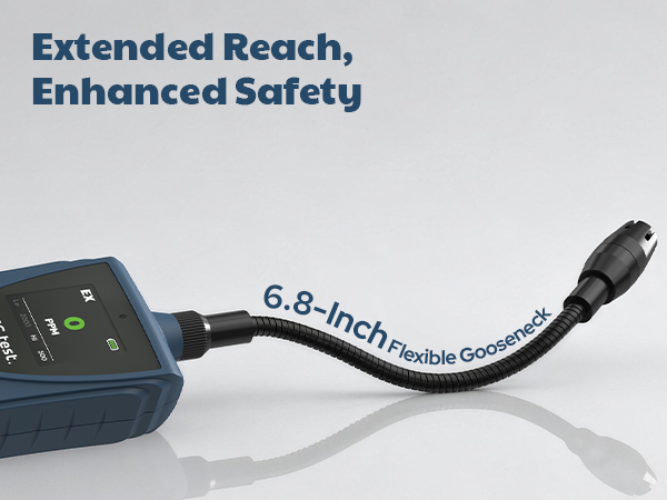 Extended Reach, Enhanced Safety: 6.8-Inch Flexible Gooseneck