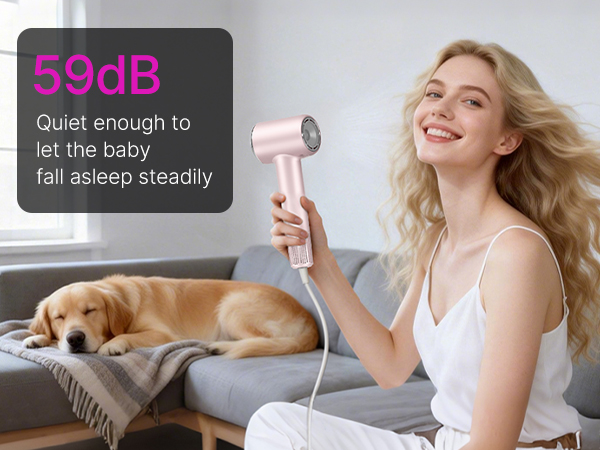 quiet blow dryer