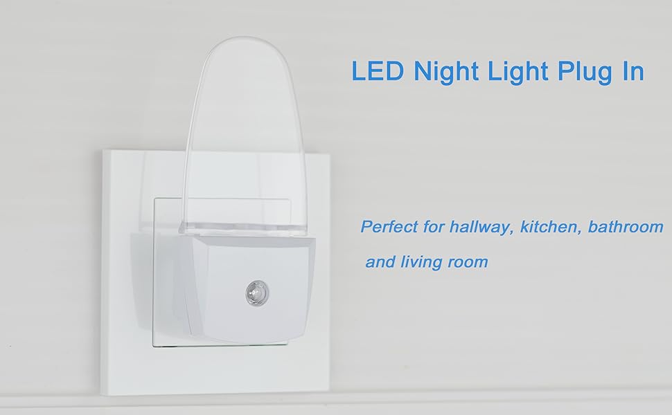 REMINDA blue night light plug in