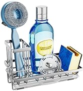 SWTYMIKI Multifunctional Kitchen Sink Caddy - Sponge Holder, Kitchen Sink Organzier and Storage w...