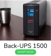 APC UPS 1500VA UPS Battery Backup and Surge Protector, BX1500M Backup Battery Power Supply, AVR, ...