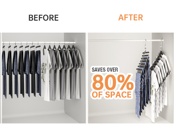 Save over 80% of Space