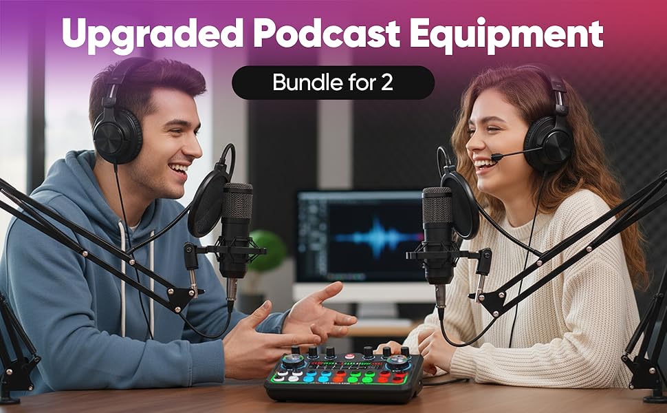 podcast equipment bundle;podcast equipment