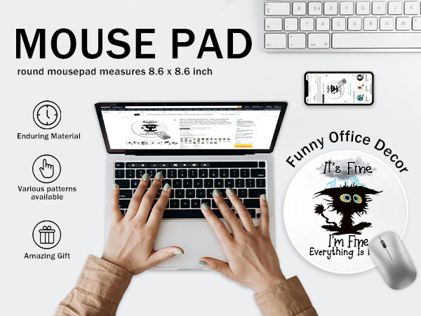 funny desk mouse pad accessories