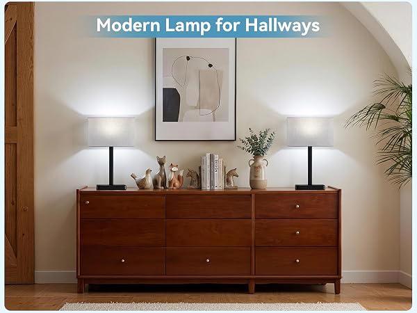 nightstand lamps set of 2