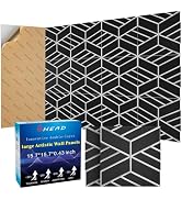 8 Pack 2-Layer Large Soundproof Wall Panels, 15.7 x 15.7 x 0.43 in Sound Proof Foam Panels for Wa...