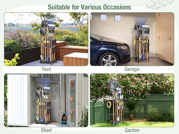 Yard tool organizer