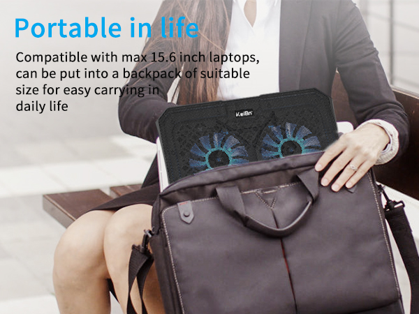 portable laptop cooler in life