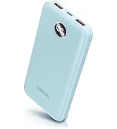 Byobyc Portable Charger, Compact 10000mAh Power Bank with Type-C Cable, 22.5W Fast Charging Exter...