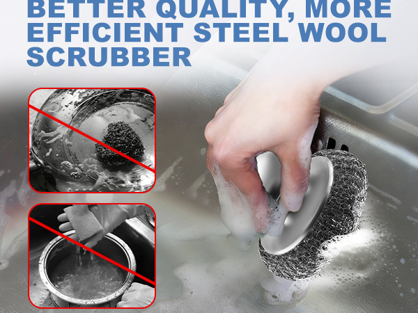 steel wool scrubber