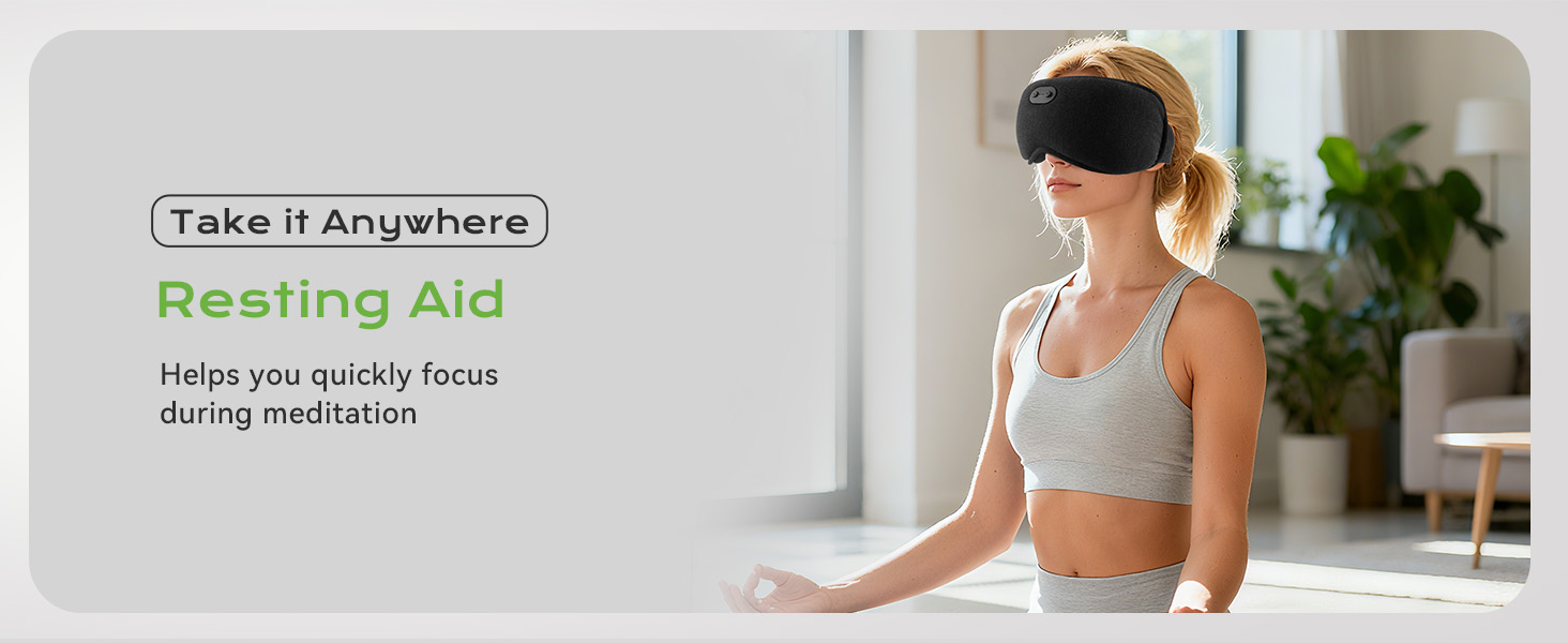 Cooling Eye Patch: The removable eye mask allows you to remove the heating pad and insert