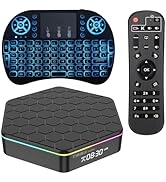 Android 12.0 TV Box 6k/3D HD Tv Box H618 Quadcore 4GB RAM 32GB ROM 2.4G/5.0G Dual WiFi & BT 5.0 A...