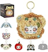 Blind Box Plush Keychain with ABS Face 6 Random Circus Character, Dark Amusement Park Series Goth...