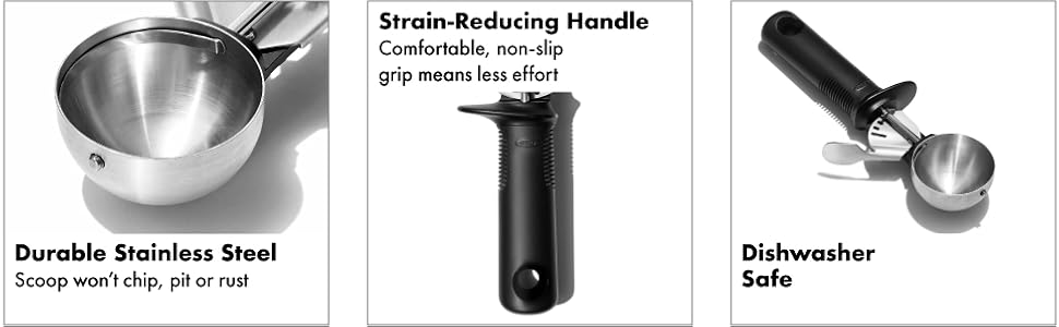 OXO Good Grips Classic Swipe Ice Cream Scoop
