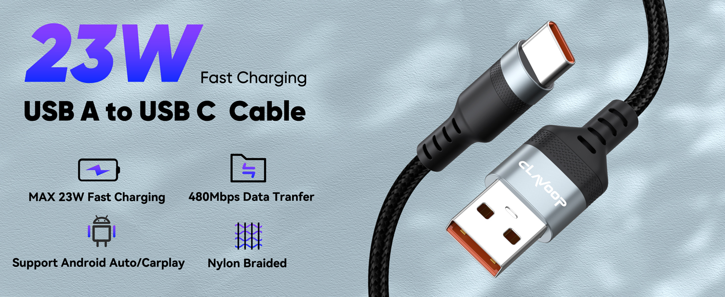 usb to usb c cable 25ft