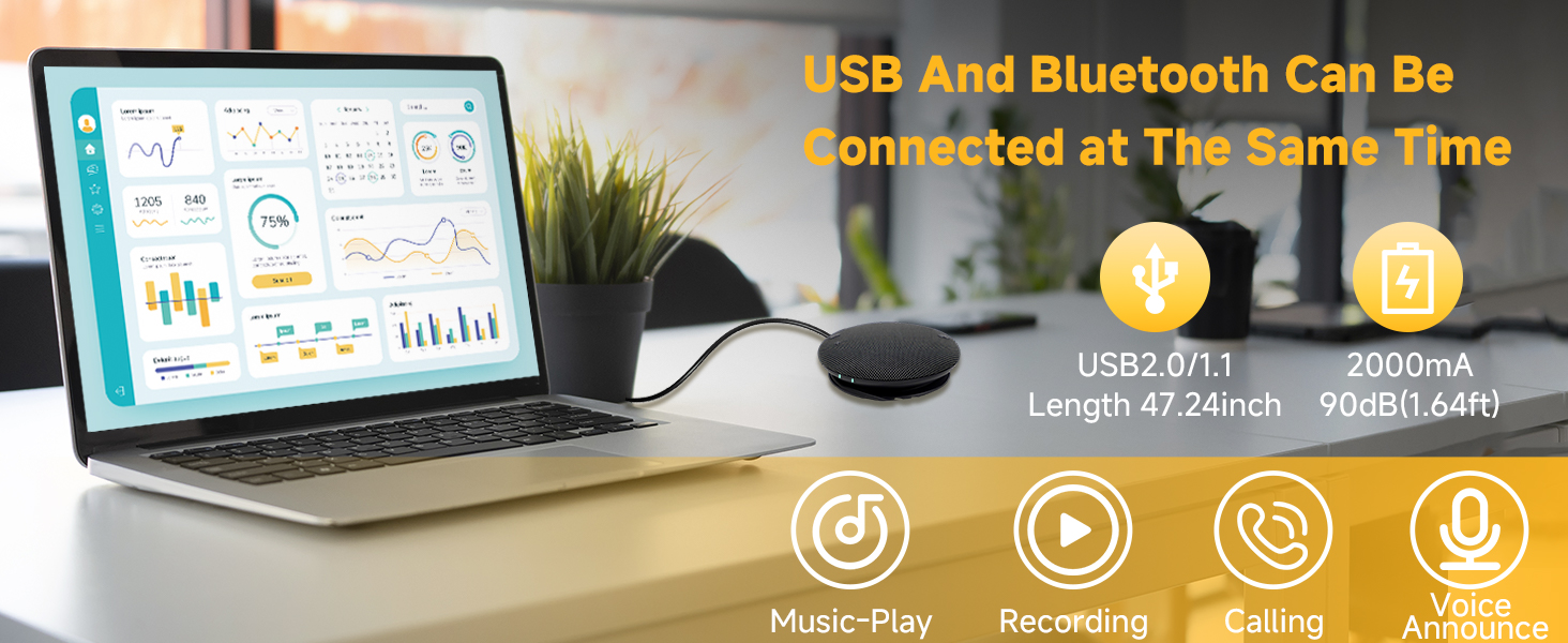 conference speaker and microphone