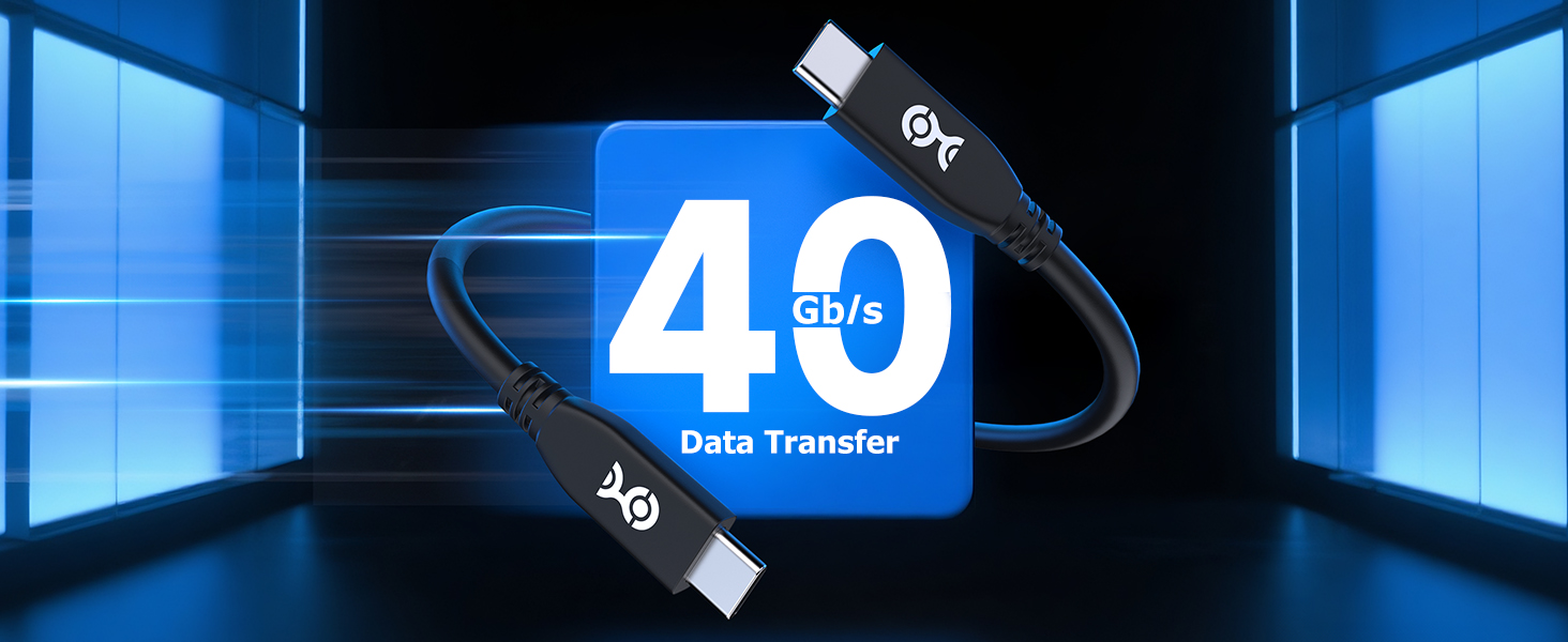 [USB-IF Certified] 40Gbps USB 4 Cable