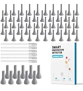 Digital Otoscope Ear Camera Specula Tips, 50 Silicone Specula Tips, 10 Skin Covers &amp; 6 Lens Clean...
