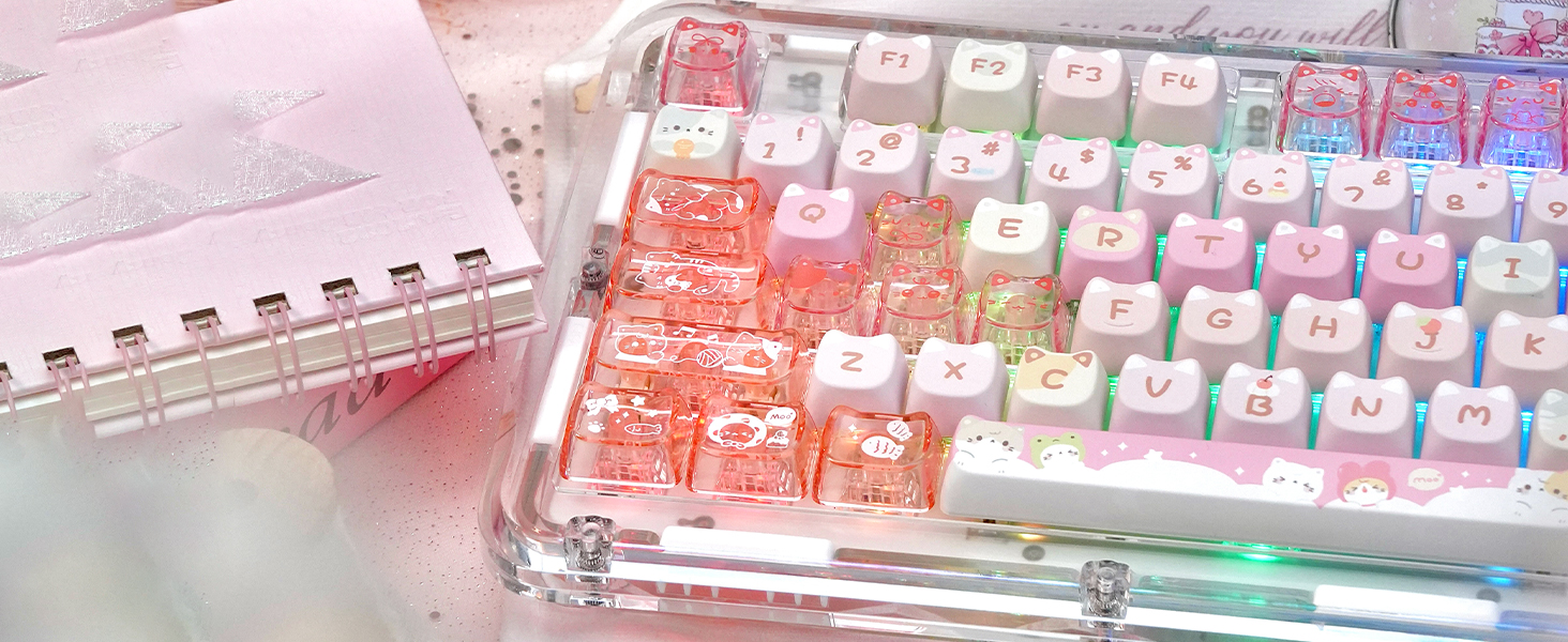 Transparent Keycaps
