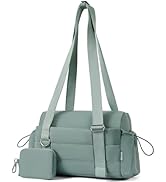 ROULENS Small Gym Bag for Women 2 Set Mini Gym Duffle Bag with Wet Compartment and Coin Wallet, G...