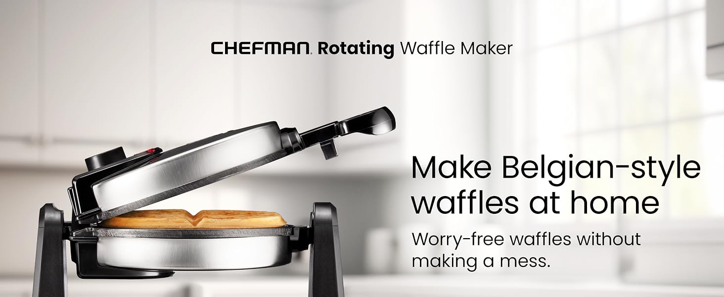 Make Belgian Style waffles at home