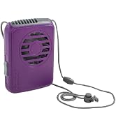 O2COOL Battery Powered Personal Fan With Lanyard, Cools Face and Neck