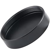 M48 x 0.75 Threaded Telescope Eyepiece Dust Cover, Aluminum Alloy Internal Cap for M48 Size Teles...