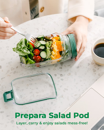Prepara Salad Pod - Large, carry &amp;amp; enjoy salads mess-free