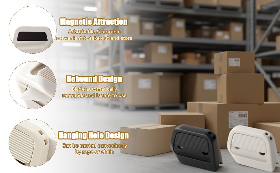 The built-in magnet can be used to attach to the refrigerator.Drawstring hole design