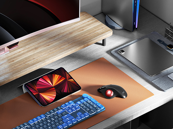 trackball mouse with red ball