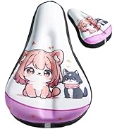 Kids Bike Seat Cushion for Boys Girls, Gel Padded Bike Seat Cover, Breathable &amp; Extra Soft Gel Me...