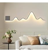 Qcyuui Modern Wall Sconce with Remote Control 43.3inch Dimmable LED Wall Lights Led Wall Sconce I...