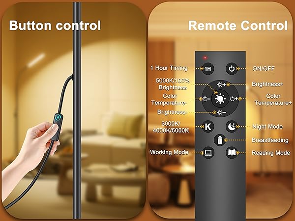 dimmable floor lamp