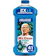 Mr. Clean 2X Concentrated Multi Surface Cleaner with Unstopables Fresh Scent, All Purpose Cleaner...
