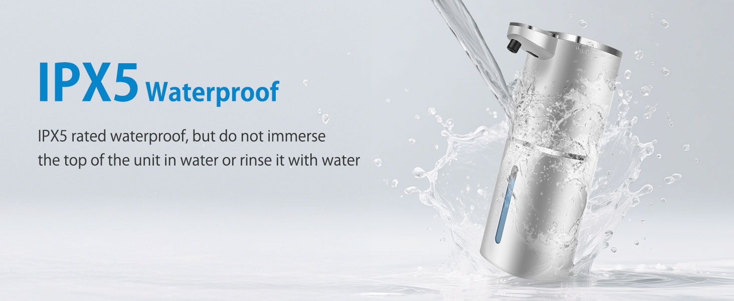 Automatic foaming soap dispenser