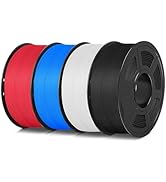 SUNLU 4KG 3D Printer Filament Bundle PLA Matte 1.75mm, Neatly Wound Filament with Matte Finish, P...