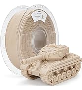 AMOLEN PLA Matte 3D Printer Filament,Sand Beige PLA Filament 1.75mm with Smooth Matte Finish,3D P...