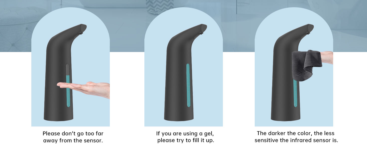 automatic soap dispenser for kitchen sink