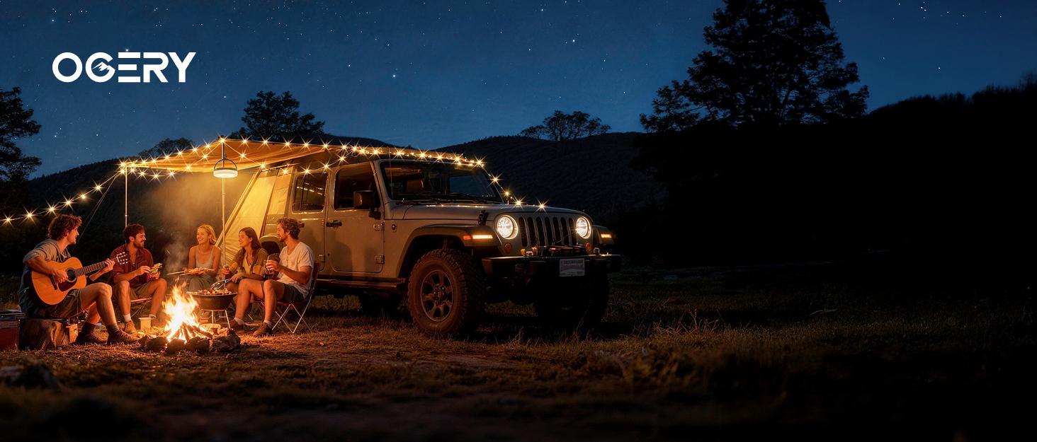 camping string lights