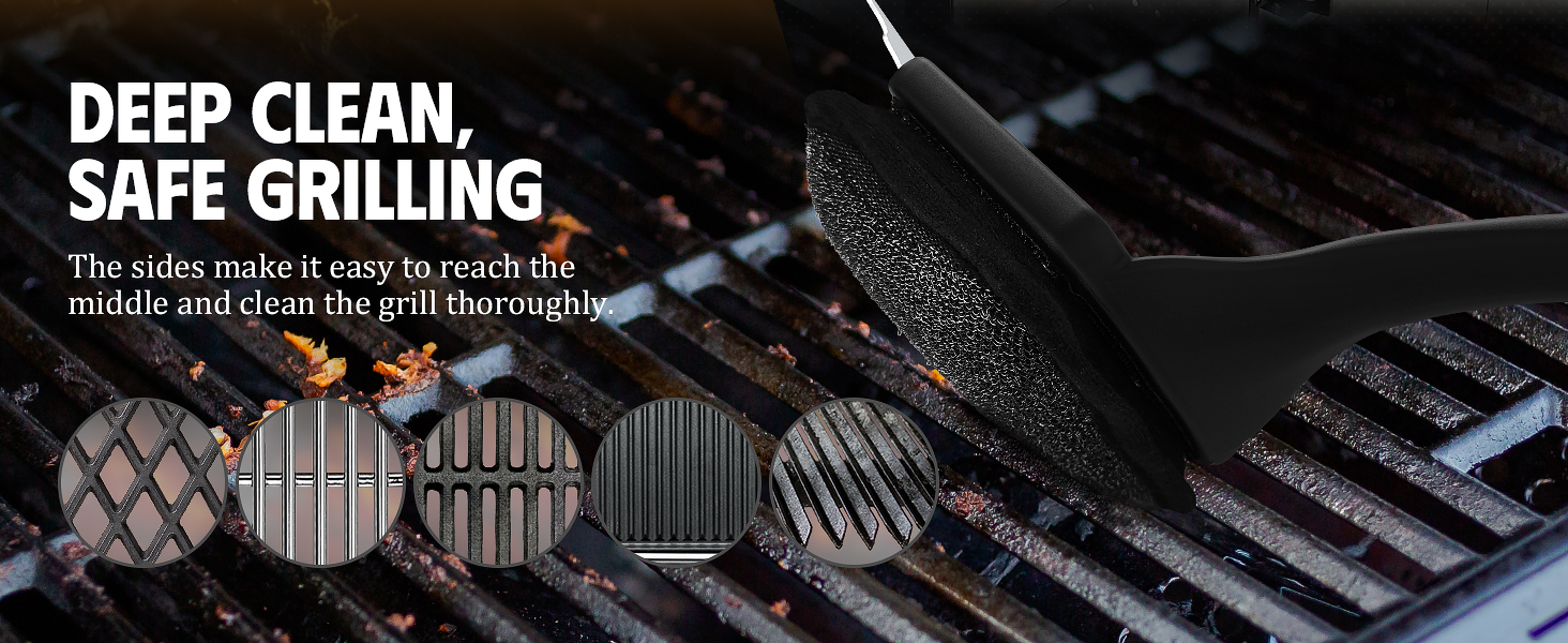 Grill Brush Bristle Free