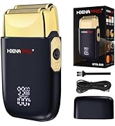 HIENA PRO Foil Shaver for Men Barber, Double Electric Foil Trimmer, Professional Electric Razor, ...