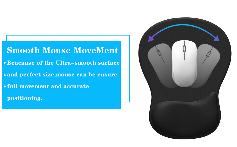 Mouse Pad with Wrist Rest