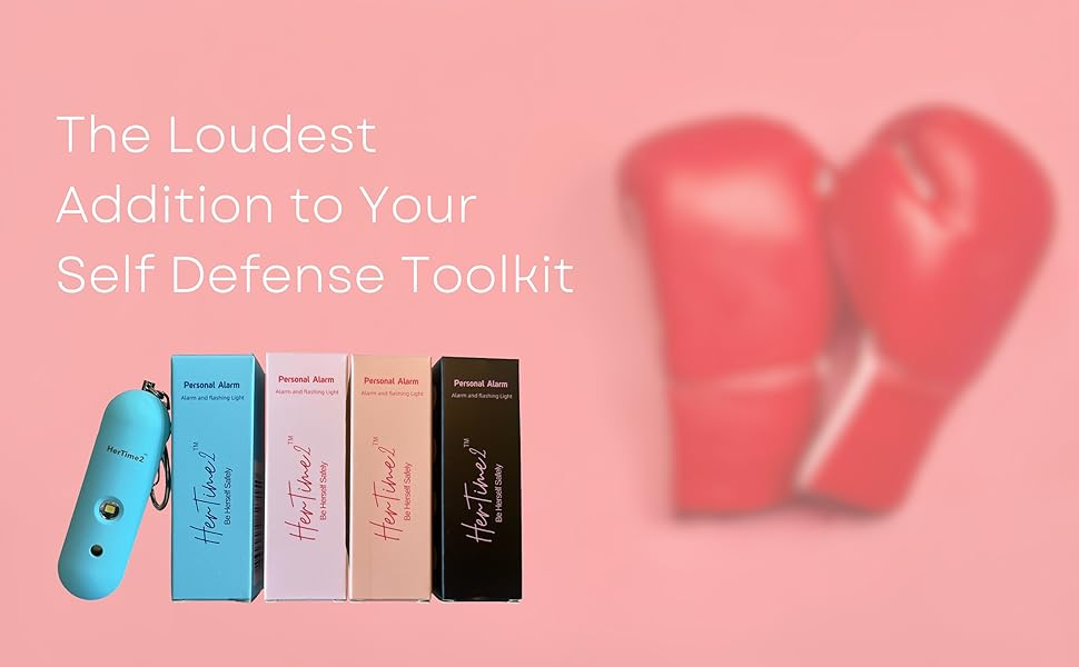 Women safety alarm Personal Siren self-defense birdie Strobe Light Emergency Waterproof