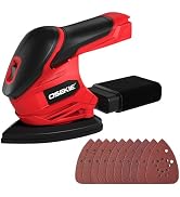 Cordless Detail Sander for Milwaukee M18 Battery (Tool Only) 12000 OPM | Compact Palm Sander with...