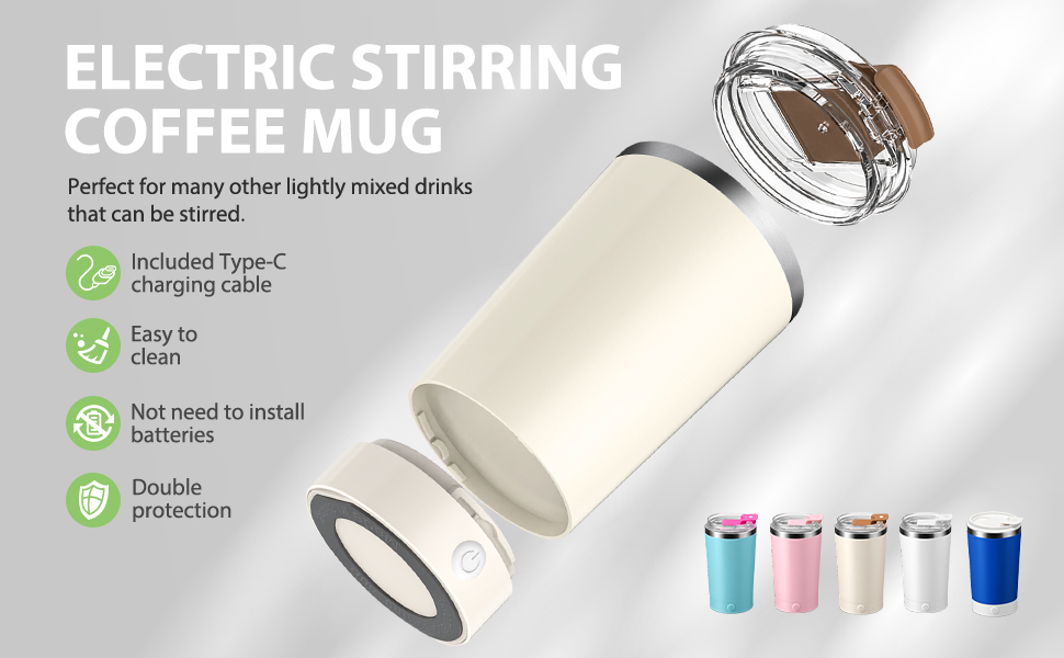 Self Stirring Coffee Mug